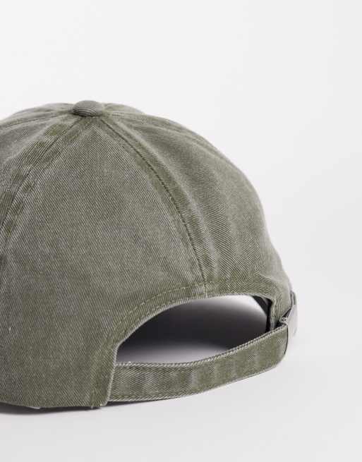 ASOS DESIGN - Baseballpet in kaki wassing , 2 van 3