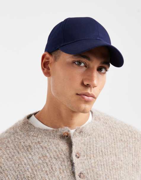 ASOS DESIGN - Baseballpet in marineblauw - view 1