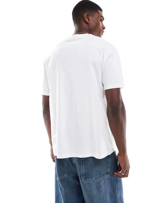 ASOS DESIGN – Basic – Biały T-shirt o luźnym kroju, 3 z 4