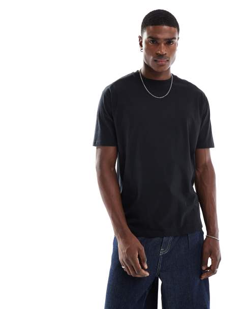 ASOS DESIGN – Basic – Czarny T-shirt o luźnym kroju - view 1