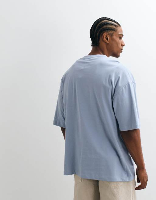 ASOS DESIGN – Basic – Jasnoniebieski T-shirt oversize, 3 z 10