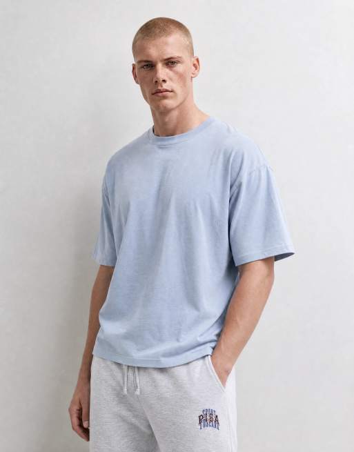 ASOS DESIGN – Basic – Jasnoniebieski T-shirt oversize, 9 z 10
