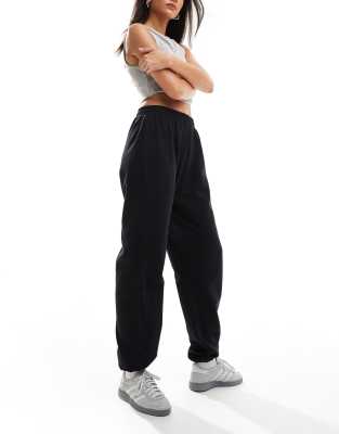 Asos Design Basic Jogger In Black