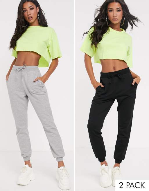 Asos design basic jogger with online tie