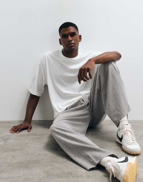 ASOS DESIGN – Basic – Kremowy T-shirt oversize - view 1