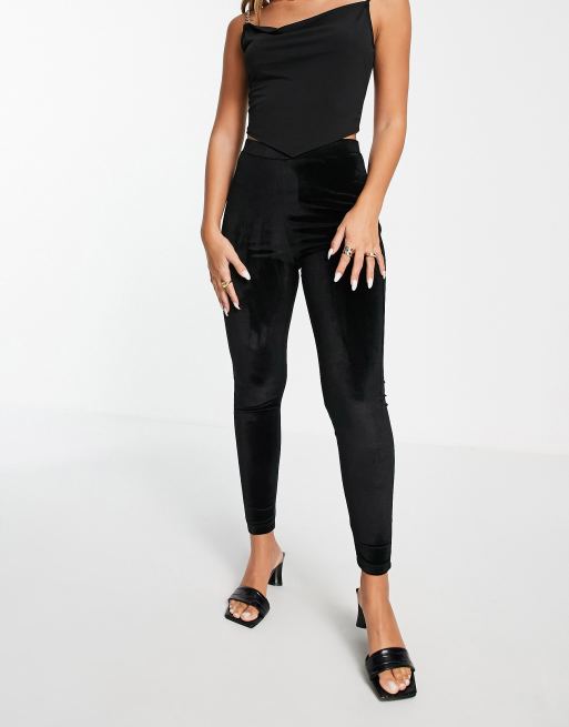 Women's Velvet Designer Leggings