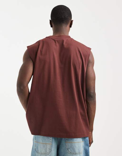 ASOS DESIGN - Basic - Oversized hemd in bruin, 5 van 5