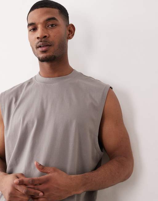 ASOS DESIGN - Basic - Oversized hemd in grijs, 3 van 5