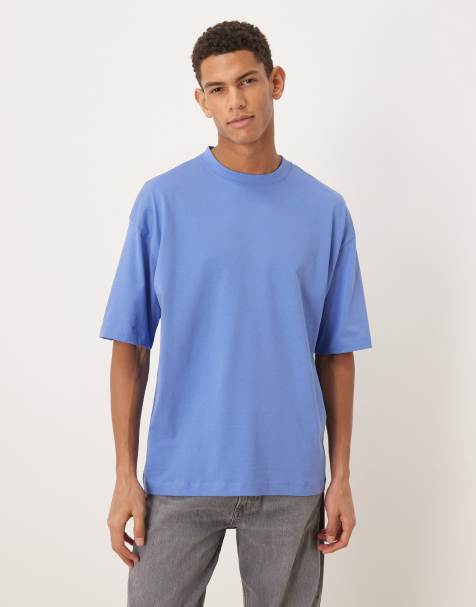 ASOS DESIGN - Basic oversized T-shirt in blauw - view 1
