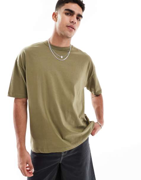 ASOS DESIGN - Basic oversized T-shirt in kaki - view 1