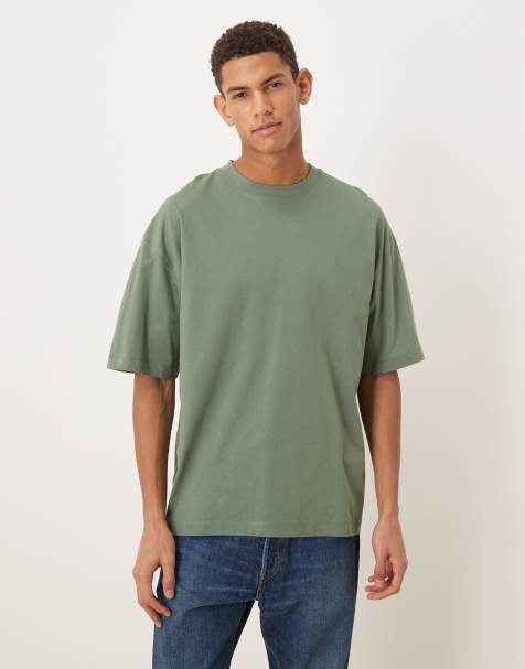 ASOS DESIGN - Basic oversized T-shirt in middengroen - view 1