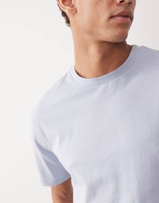 ASOS DESIGN - Basic regular-fit T-shirt in lichtblauw, 3 van 5