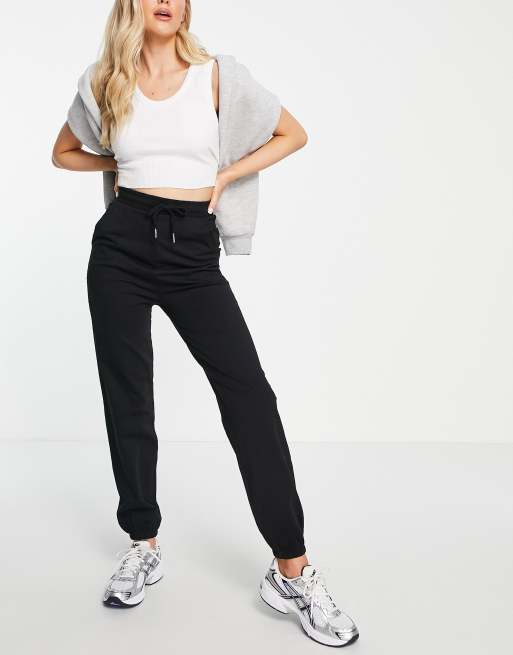 Asos black joggers womens clearance