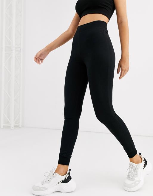 ASOS DESIGN - Basic super skinny joggingbroek van stretchkatoen in zwart - BLACK