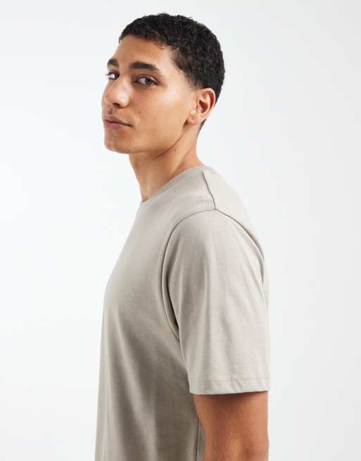 ASOS DESIGN – Basic-T-Shirt in Braun mit Regular-Fit-Schnitt, 4 von 5