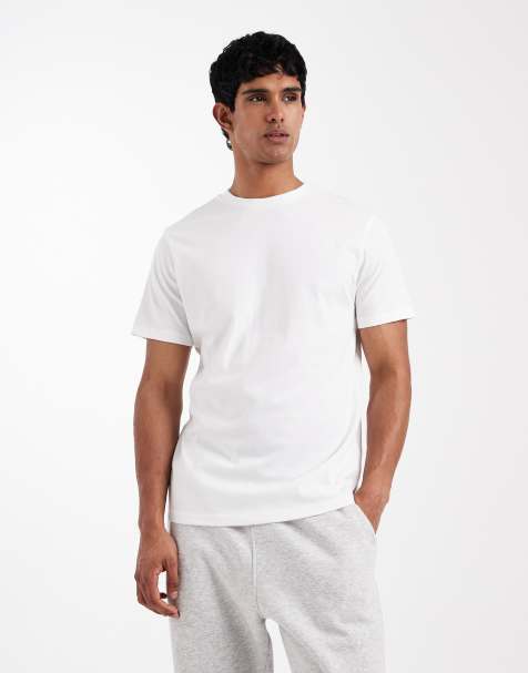 ASOS DESIGN - Basic T-shirt in wit - view 1