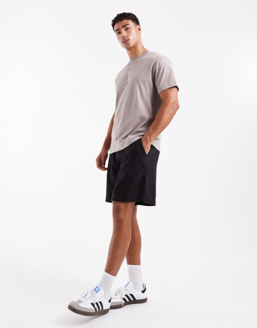 ASOS DESIGN - Basic - T-shirt met ronde hals in bruin  , 4 van 4