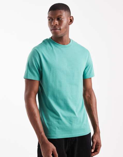 ASOS DESIGN - Basic - T-shirt met ronde hals in groen - view 1