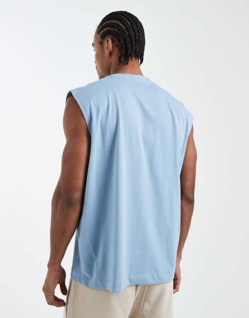 ASOS DESIGN – Basic-Tanktop in Türkis mit Oversize-Passform, 3 von 5