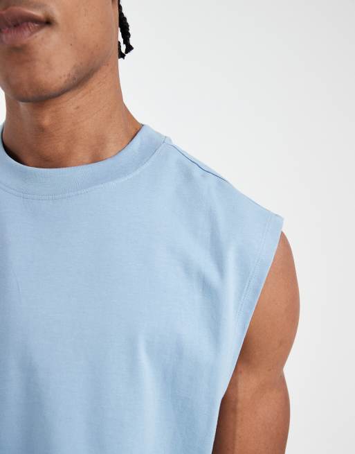 ASOS DESIGN – Basic-Tanktop in Türkis mit Oversize-Passform, 5 von 5