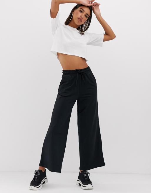 ASOS DESIGN Basic Wide Leg Joggers