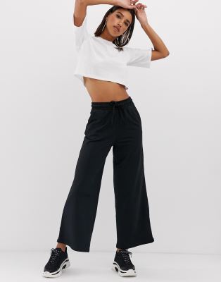 ASOS DESIGN basic wide leg sweatpants | ASOS