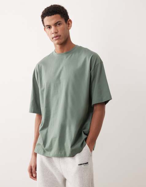 ASOS DESIGN – Basic – Zielony T-shirt oversize - view 1