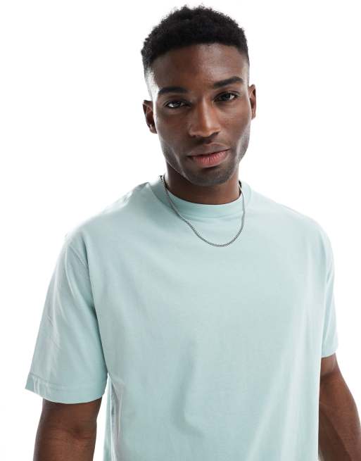 ASOS DESIGN - Basisdele - Blå T-shirt i afslappet pasform    , 2 af 4