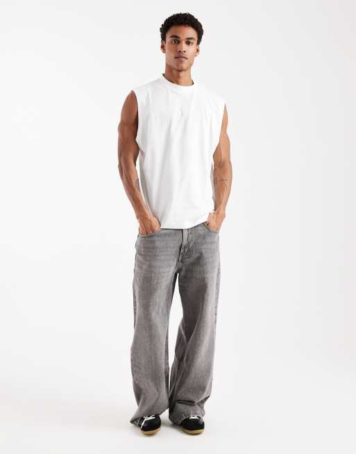 ASOS DESIGN - Basisdele - Hvid oversized tanktop, 2 af 5
