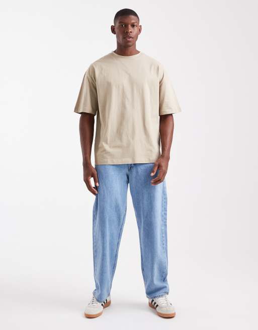 ASOS DESIGN - Basisdele - Oversized beige T-shirt , 2 af 5