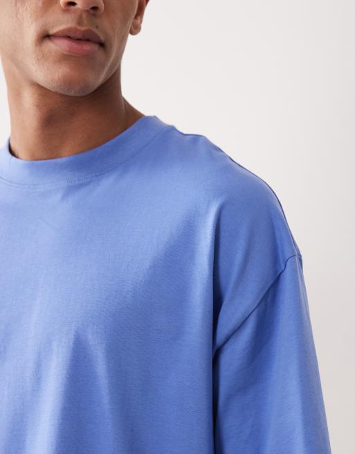 ASOS DESIGN - Basisdele - Oversized blå T-shirt, 2 af 5