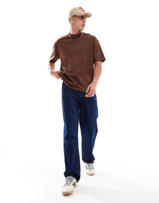 ASOS DESIGN - Basisdele - Oversized brun T-shirt   , 4 af 4