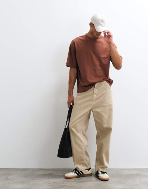 ASOS DESIGN - Basisdele - Oversized brun T-shirt, 2 af 10