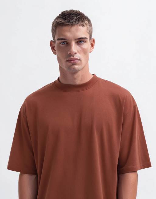 ASOS DESIGN - Basisdele - Oversized brun T-shirt, 6 af 10