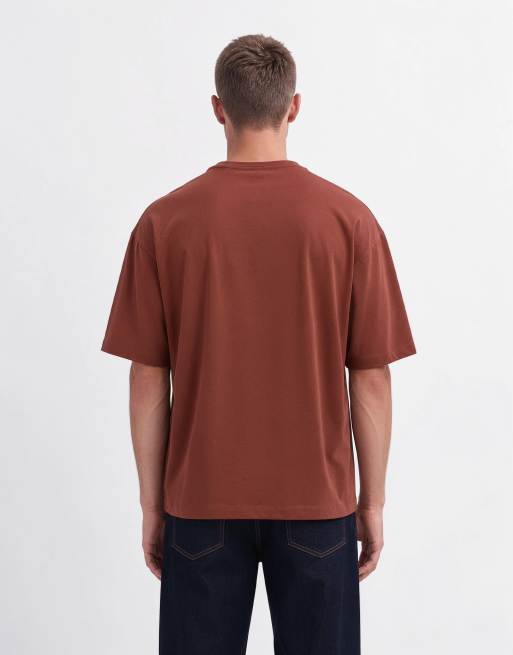 ASOS DESIGN - Basisdele - Oversized brun T-shirt, 8 af 10