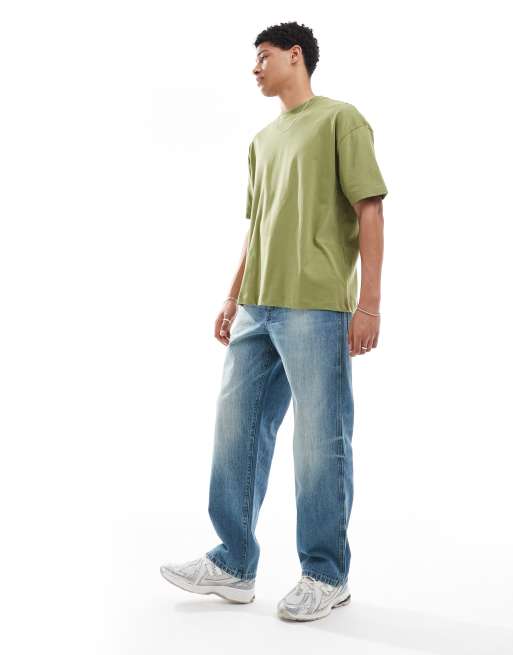 ASOS DESIGN - Basisdele - Oversized grøn T-shirt, 4 af 4