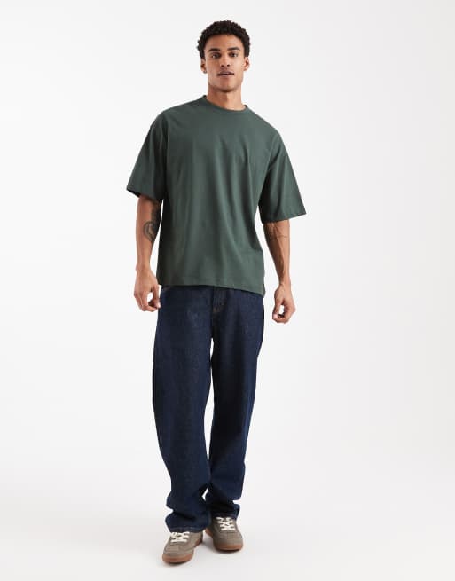ASOS DESIGN - Basisdele - Oversized grøn T-shirt, 2 af 5