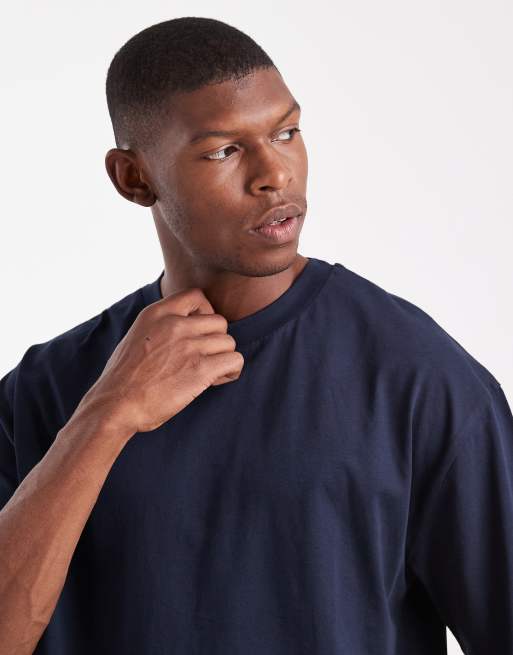 ASOS DESIGN - Basisdele - Oversized marineblå T-shirt , 5 af 5