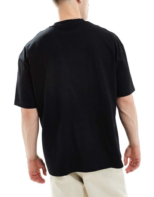 ASOS DESIGN - Basisdele - Pakke med 3 oversized T-shirts med rund hals i sort/hvid/gråmeleret, 3 af 4