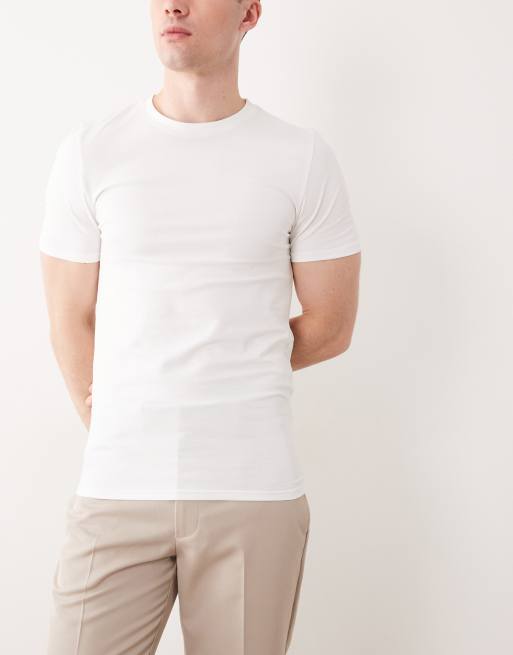 ASOS DESIGN - Basisdele - Pakke med 3 tætsiddende T-shirts i forskellige farver, 2 af 5
