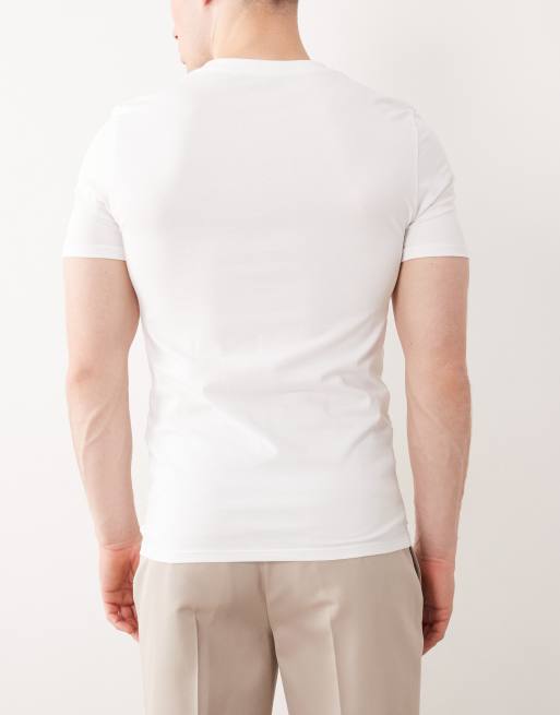 ASOS DESIGN - Basisdele - Pakke med 3 tætsiddende T-shirts i forskellige farver, 4 af 5