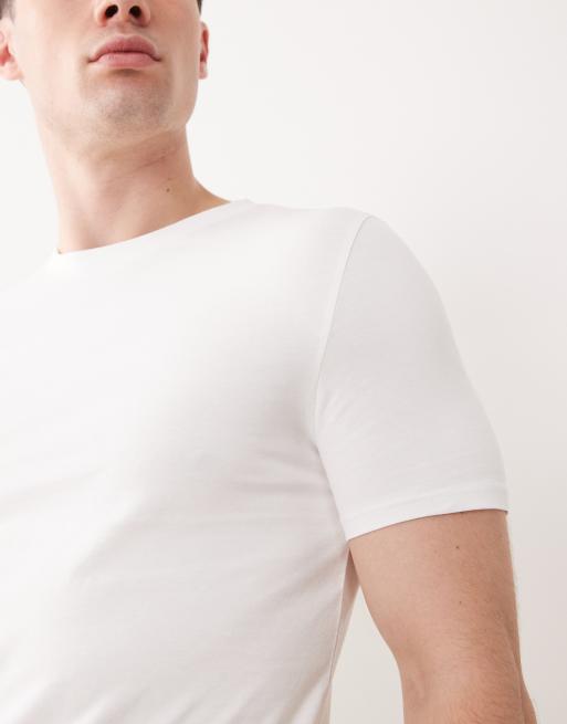 ASOS DESIGN - Basisdele - Pakke med 3 tætsiddende T-shirts i forskellige farver, 5 af 5