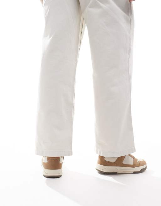 ASOS DESIGN - Baskets à lacets avec semelle en caoutchouc - Taupe, 3 de 5