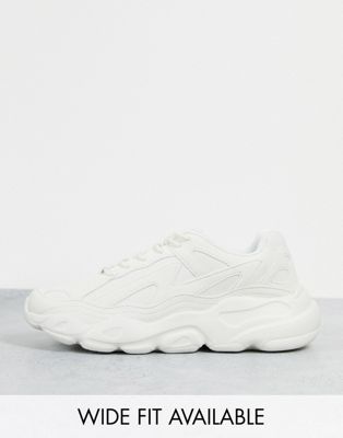 Chaussures, bottes et baskets Baskets à semelle épaisse - Blanc