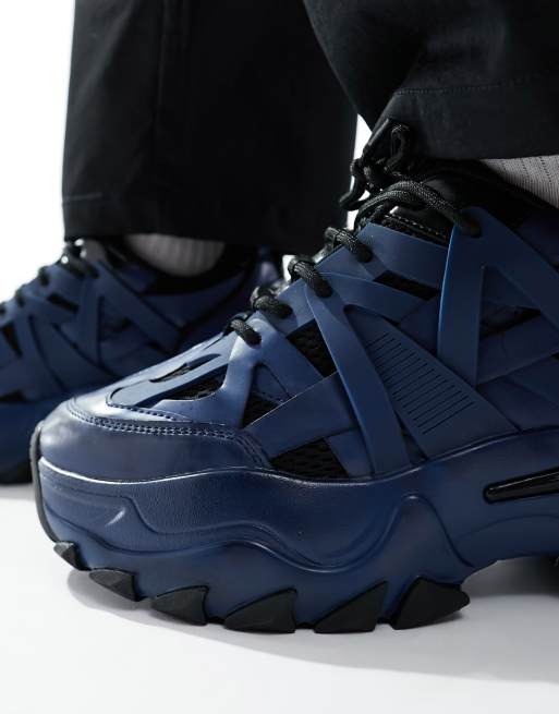 ASOS DESIGN - Baskets chunky - Bleu, 5 de 5