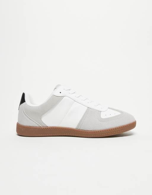 ASOS DESIGN - Baskets rétro avec semelle en caoutchouc - Blanc, 4 de 4