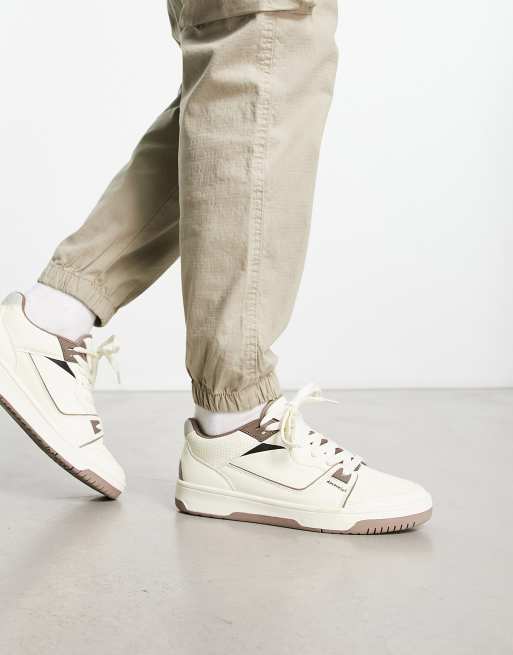 ASOS DESIGN - Baskets rétro - Marron et fauve