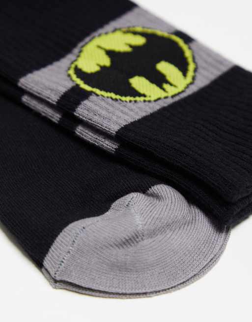 ASOS DESIGN Batman sports socks in black | ASOS