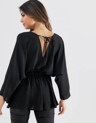 asos batwing top