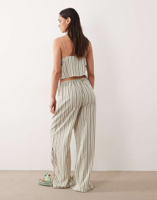 ASOS DESIGN beach co-ord trouser in stripe, 5 of 5